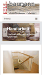Mobile Screenshot of holz-baumann.com